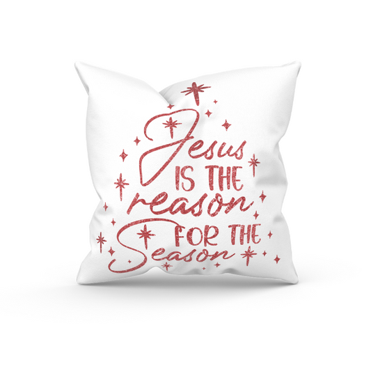 Jesus Is The Reason For The Season Throw Pillow