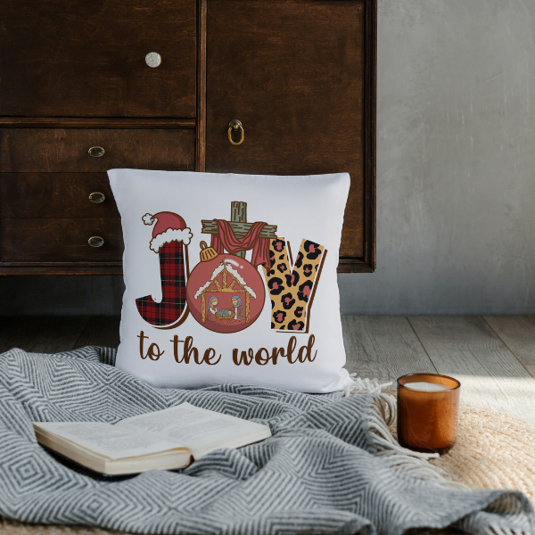 Joy To The World Throw Pillow