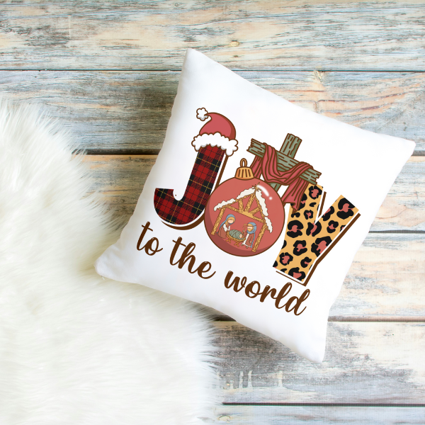 Joy To The World Throw Pillow