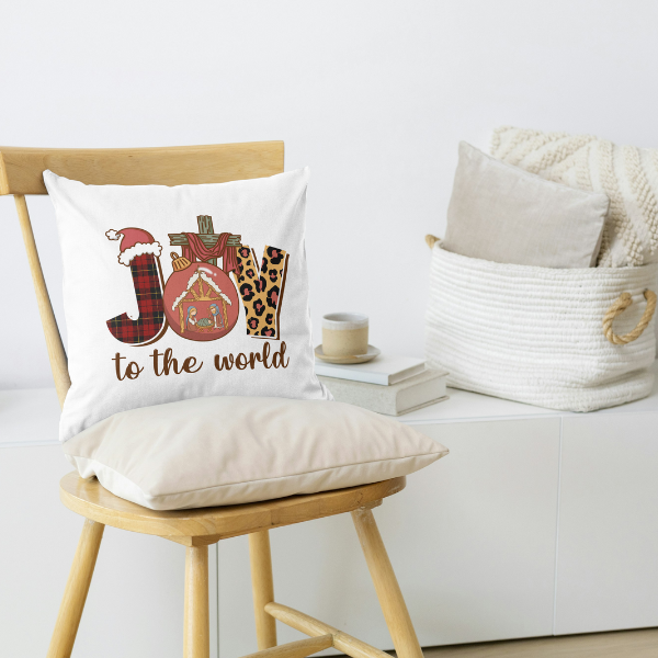 Joy To The World Throw Pillow