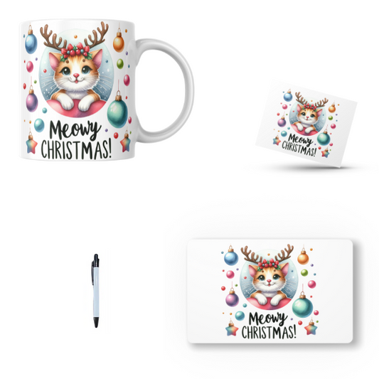 Kitten Meowy Christmas Gift Set