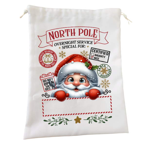 Santa Bag - Cute Christmas Father From The North Pole