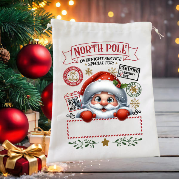 Santa Bag - Cute Christmas Father From The North Pole