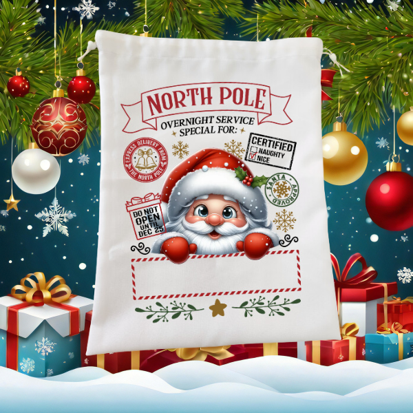 Santa Bag - Cute Christmas Father From The North Pole