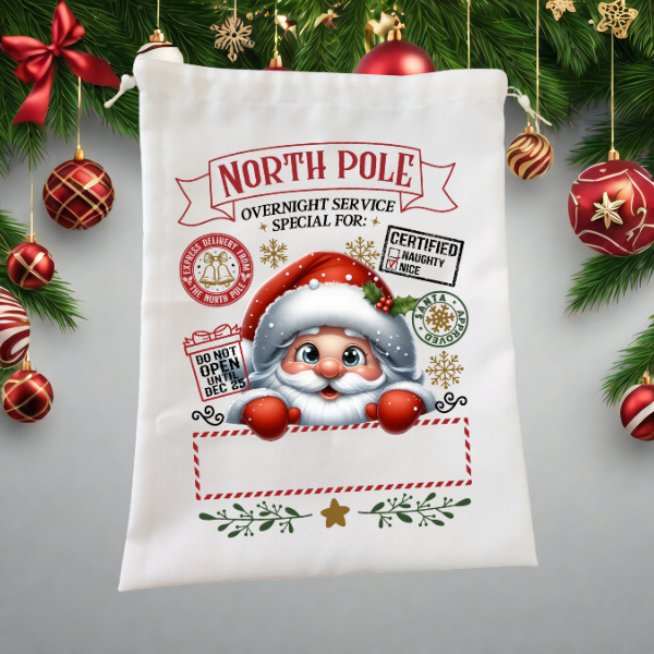 Santa Bag - Cute Christmas Father From The North Pole