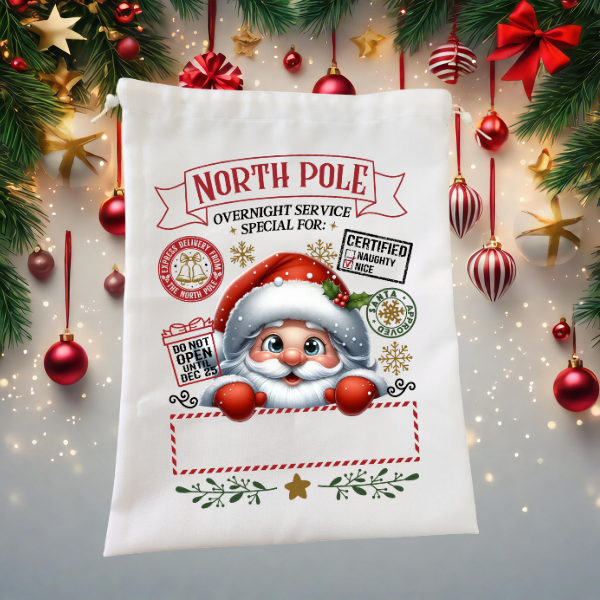 Santa Bag - Cute Christmas Father From The North Pole