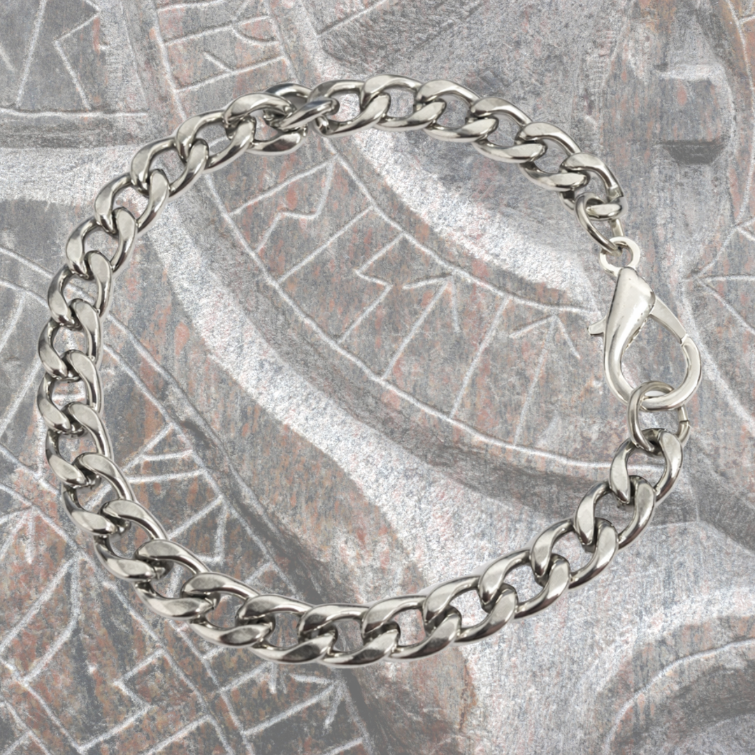 Urban Edge Stainless Steel Cuban Link Bracelet