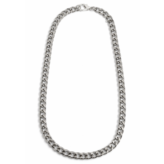 Urban Steel Stainless Steel Cuban Link Necklace