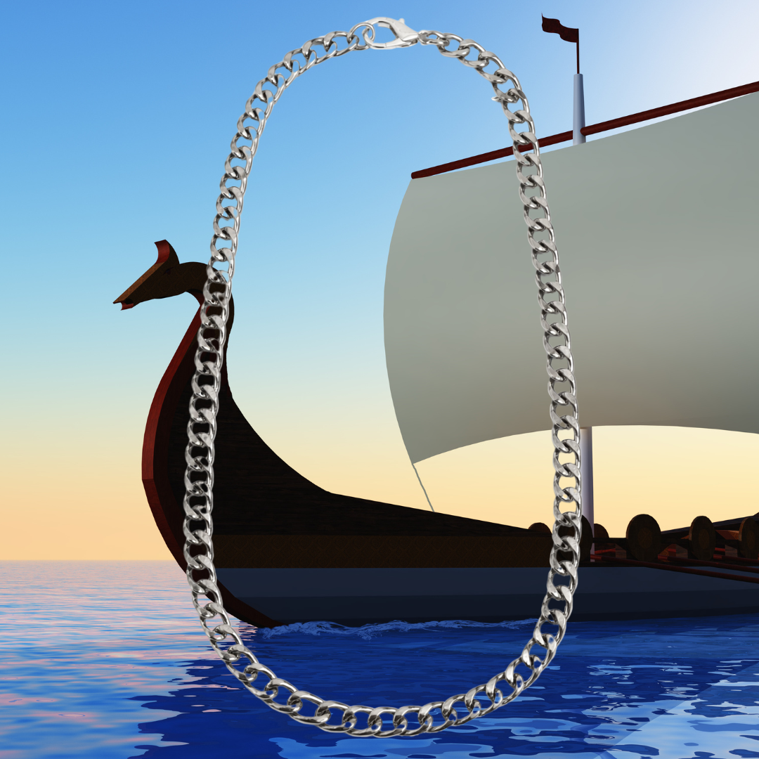 Urban Steel Stainless Steel Cuban Link Necklace