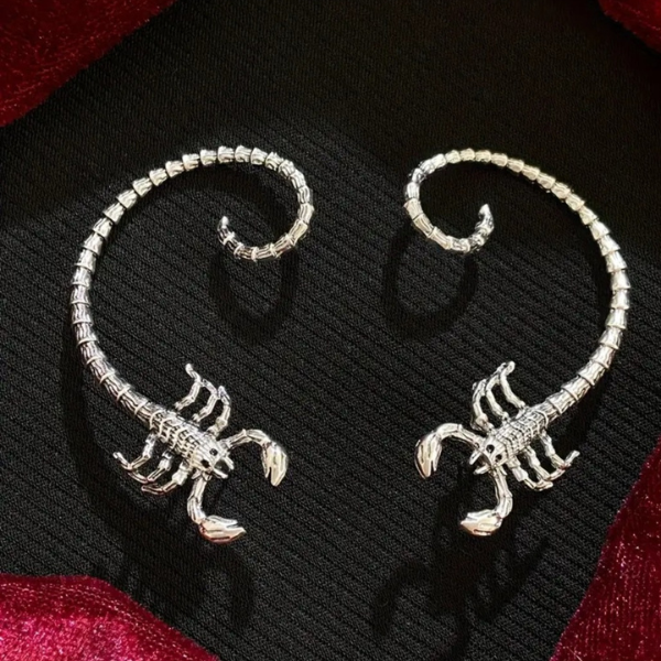 Venomous Elegance: Scorpion Ear Cuffs 🦂✨