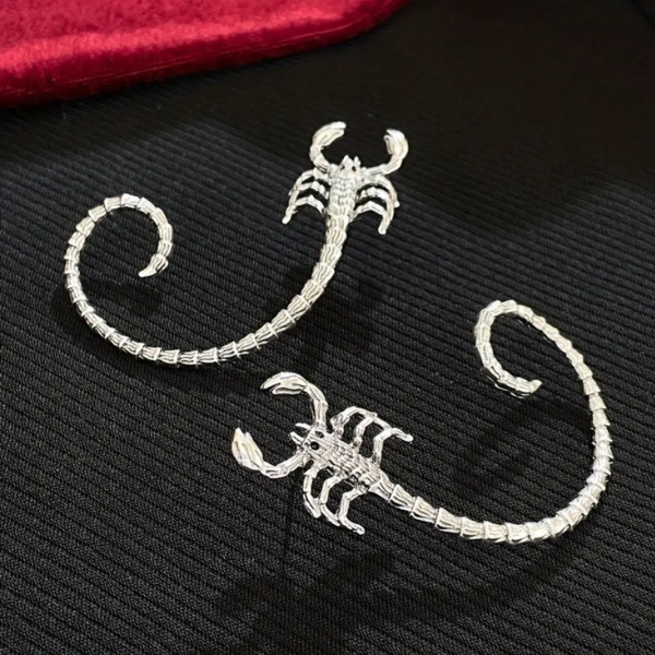 Venomous Elegance: Scorpion Ear Cuffs 🦂✨