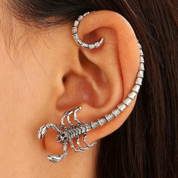 Venomous Elegance: Scorpion Ear Cuffs 🦂✨