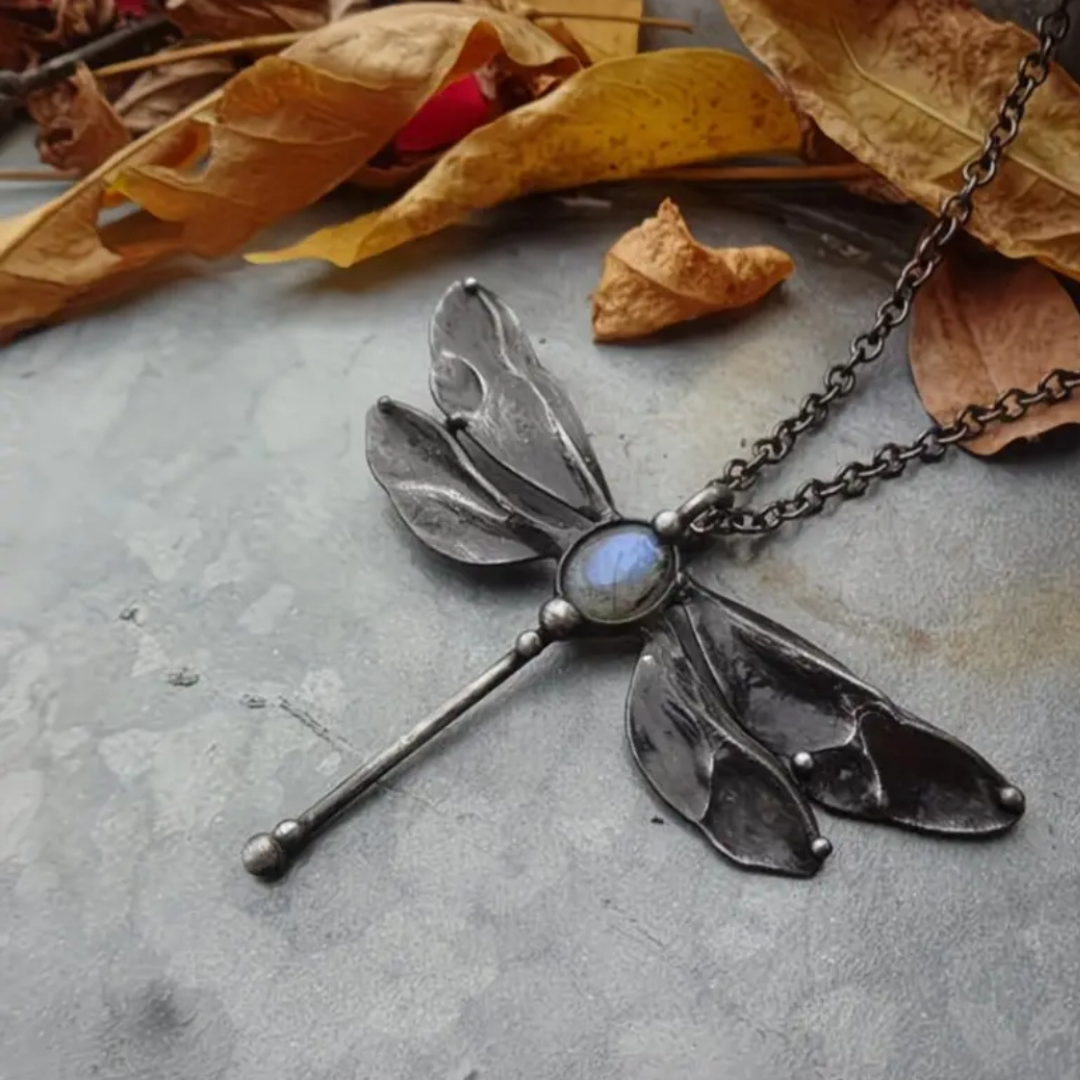 Vintage Dragonfly Necklace