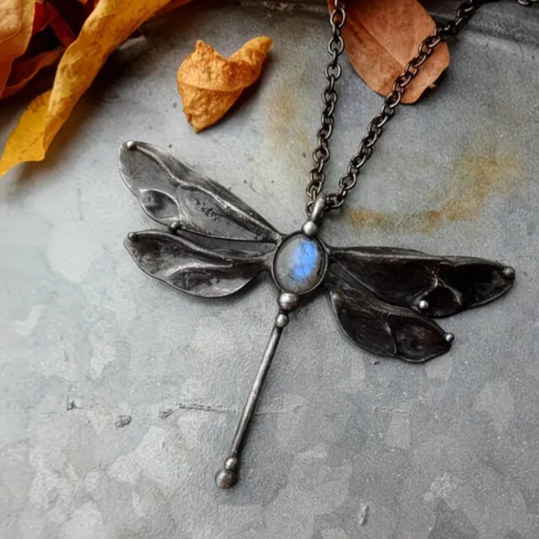 Vintage Dragonfly Necklace