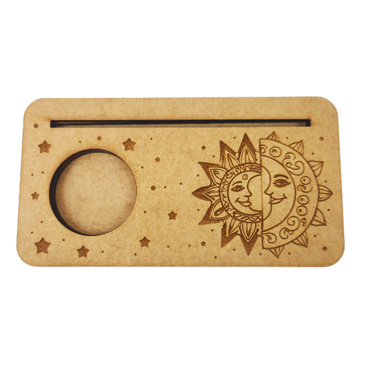 Vintage Sun Moon Tarot Card Holder