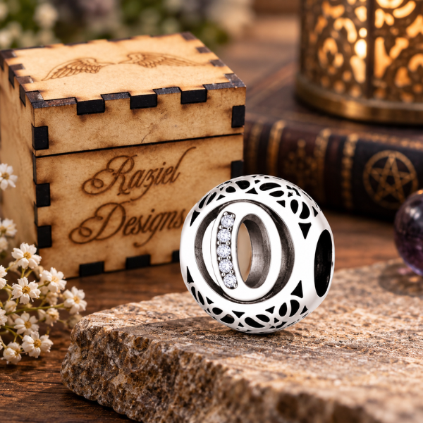 Vintage Letter O Charm