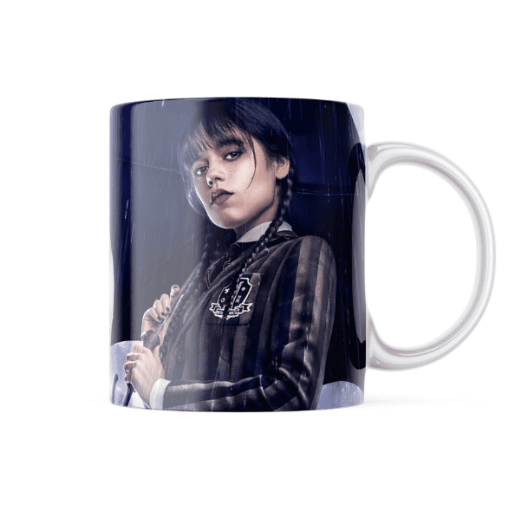 Wednesday Adams Themed Printed Coffee Cup