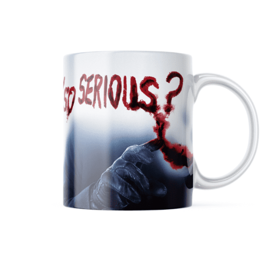 Why So Serious Themed Printed Coffee Cup