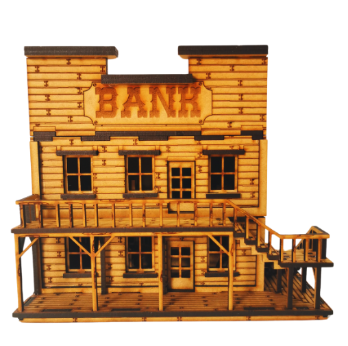 Wild West Bank DIY Build It Yourself Kit