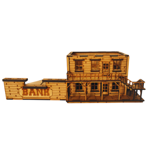 Wild West Bank DIY Build It Yourself Kit