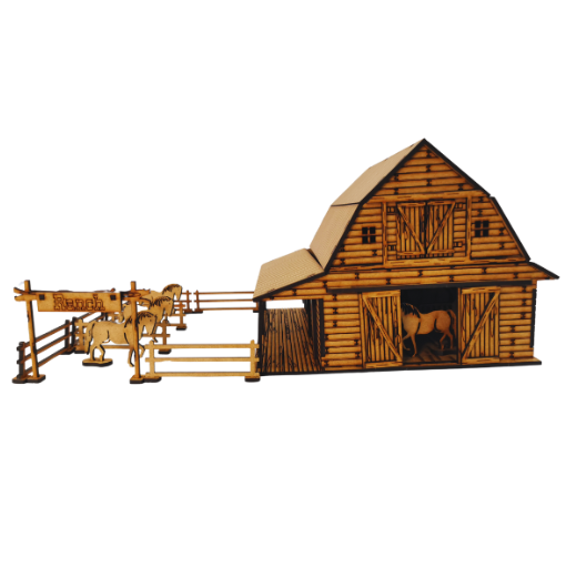 Wild West Barn DIY Build It Yourself Kit