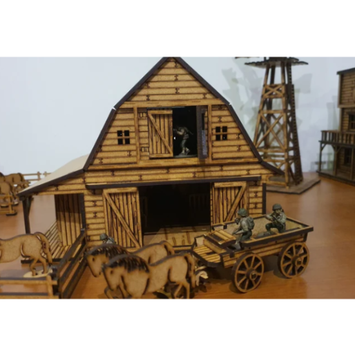 Wild West Barn DIY Build It Yourself Kit