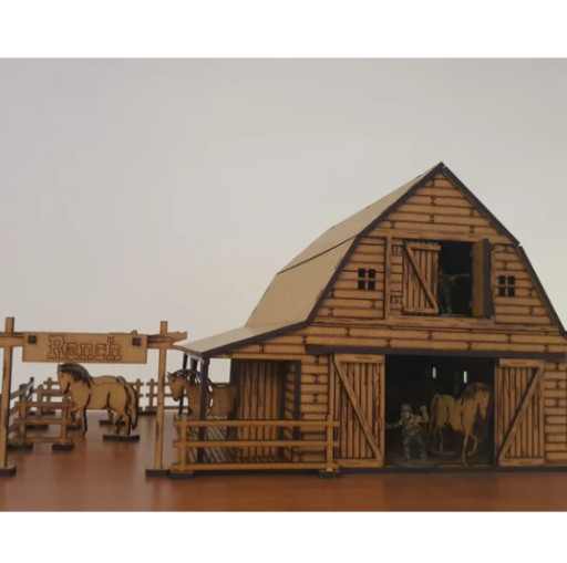 Wild West Barn DIY Build It Yourself Kit