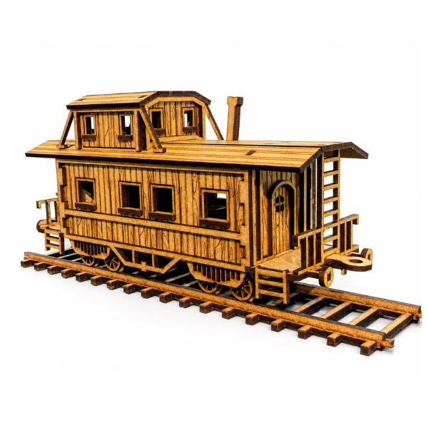 Wild West Caboose Wagon DIY Build It Yourself Kit