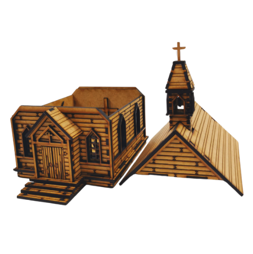 Wild West Church DIY Build It Yourself Kit