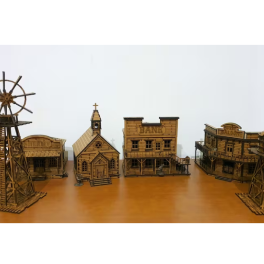 Wild West Church DIY Build It Yourself Kit