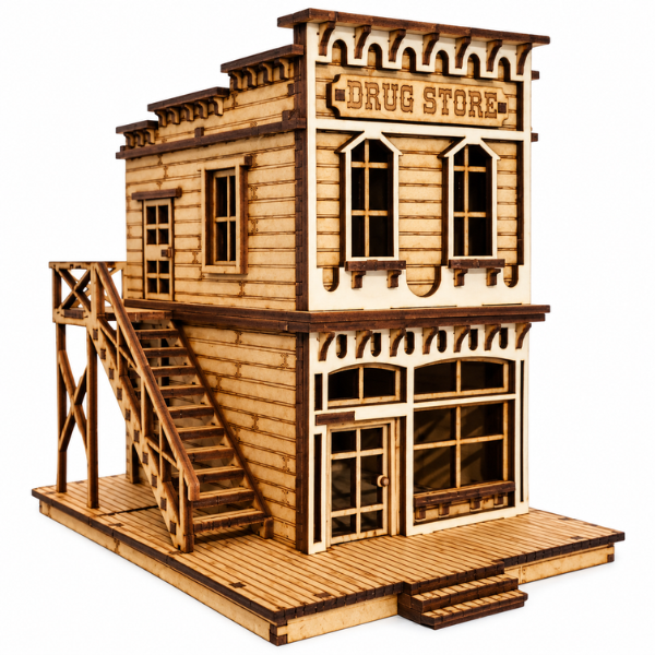 Wild West Drugstore DIY Build It Yourself Kit