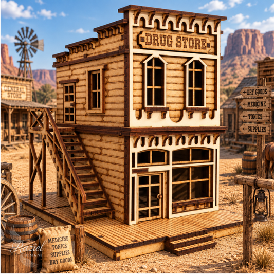 Wild West Drugstore DIY Build It Yourself Kit