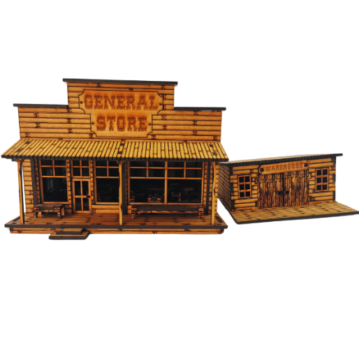 Wild West General Store with Warehouse