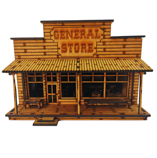 Wild West General Store with Warehouse