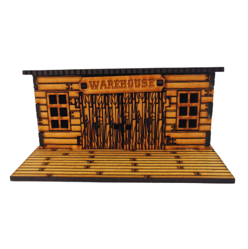 Wild West General Store with Warehouse DIY Build It Yourself Kit