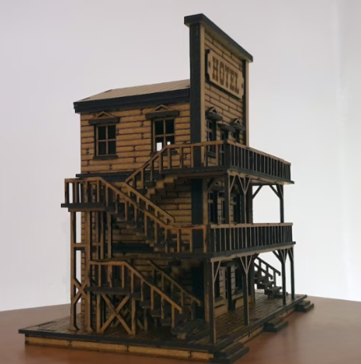 Wild West Hotel DIY Build It Yourself Kit