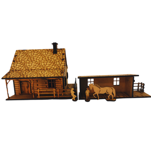 Wild West House DIY Build It Yourself Kit