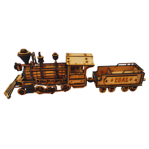 Wild West Locomotive with Coal Wagon