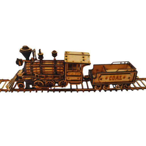 Wild West Locomotive with Coal Wagon