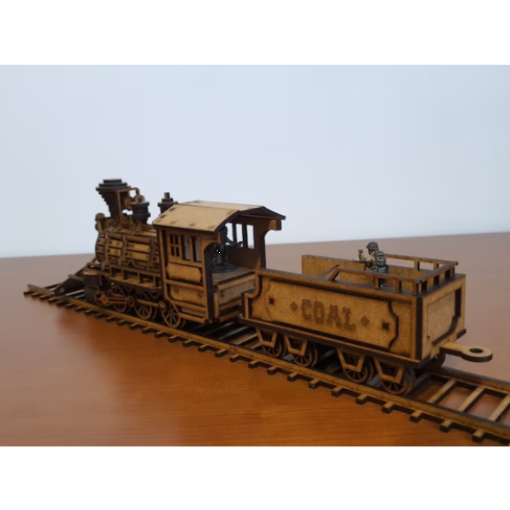 Wild West Locomotive with Coal Wagon