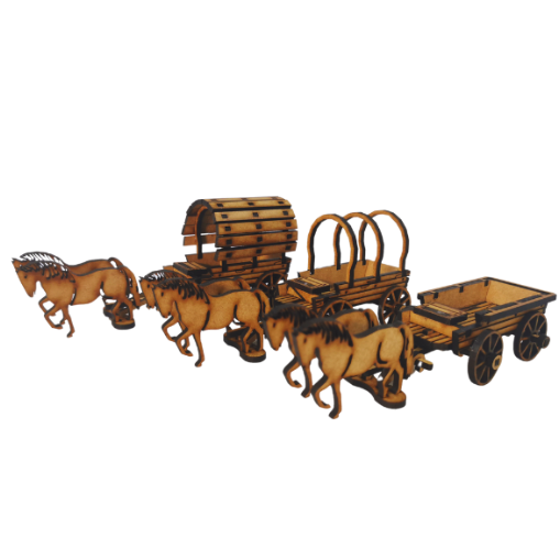 Wild West Old Wagons