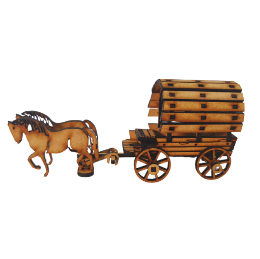 Wild West Old Wagons DIY Build It Yourself Kit