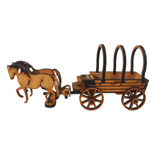 Wild West Old Wagons DIY Build It Yourself Kit