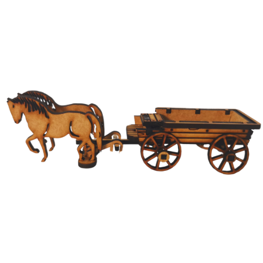 Wild West Old Wagons DIY Build It Yourself Kit