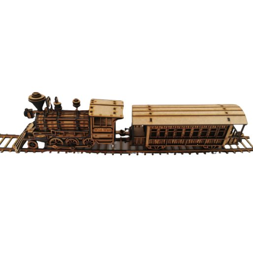 Wild West Passanger Wagon DIY Build It Yourself Kit