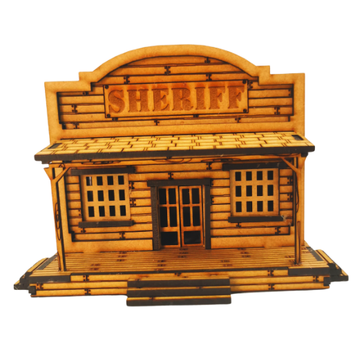 Wild West Sheriff Office DIY Build It Yourself Kit