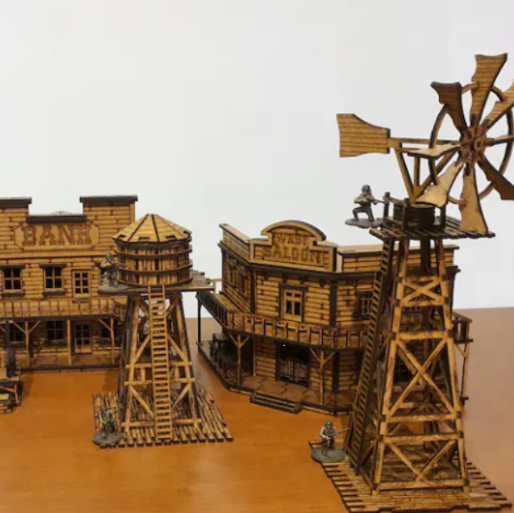 Wild West Water Tower DIY Build It Yourself Kit