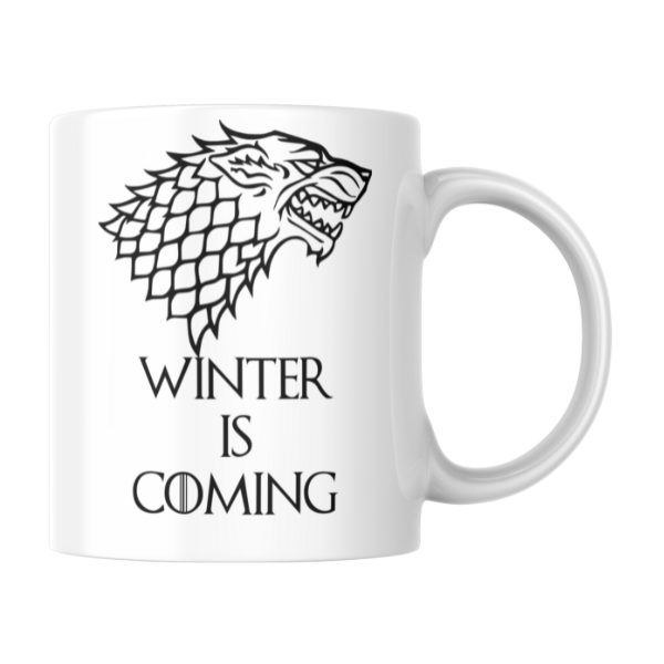 Game of Thrones Winter Is Coming Coffee Cup