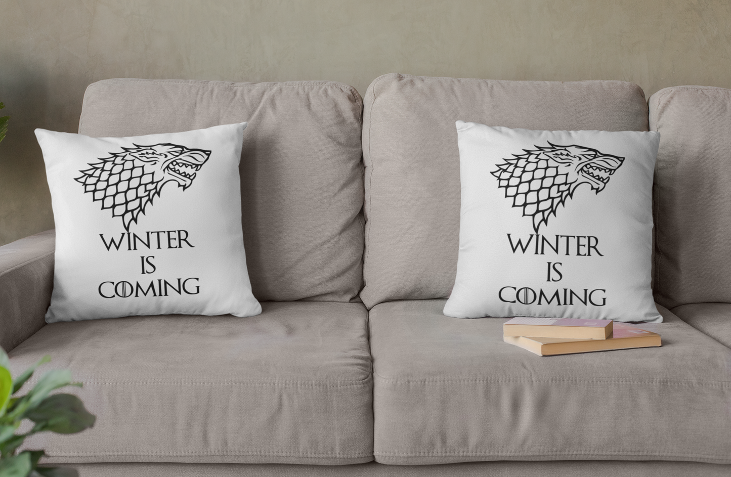 Game OF Thrones Winter Is Coming Throw Pillow