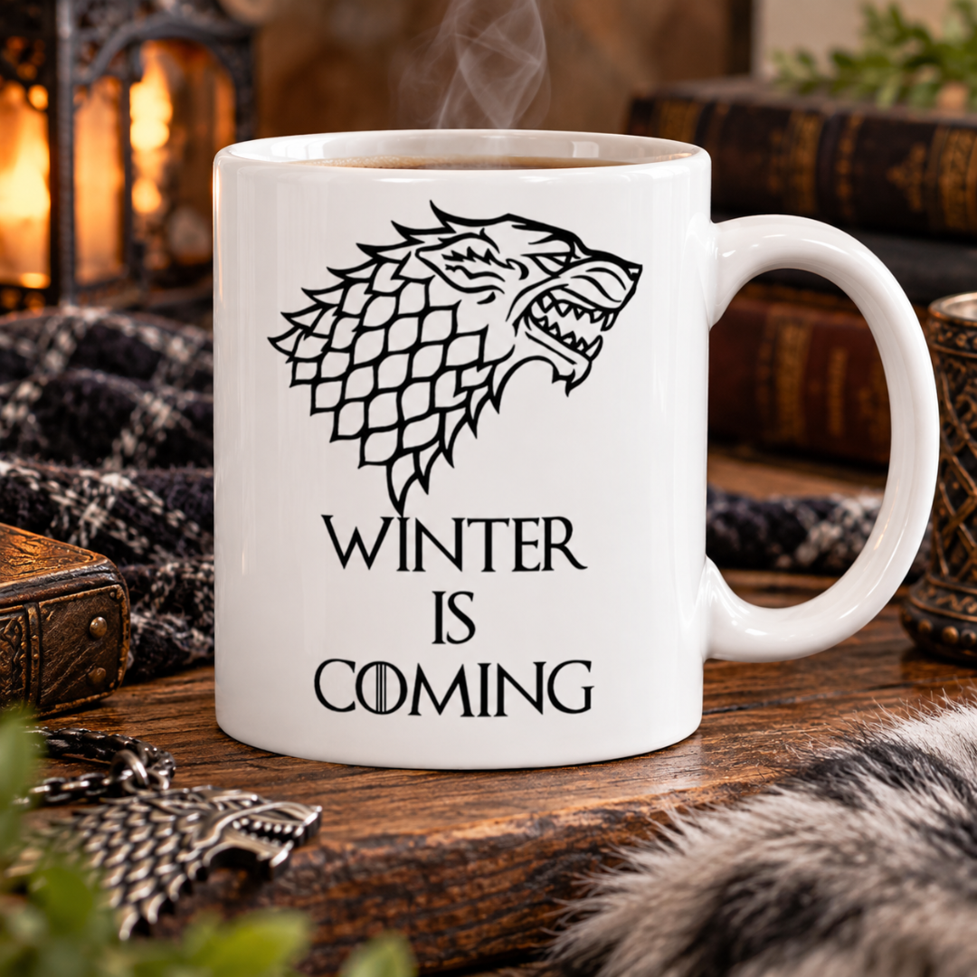 Game of Thrones Winter Is Coming Coffee Cup